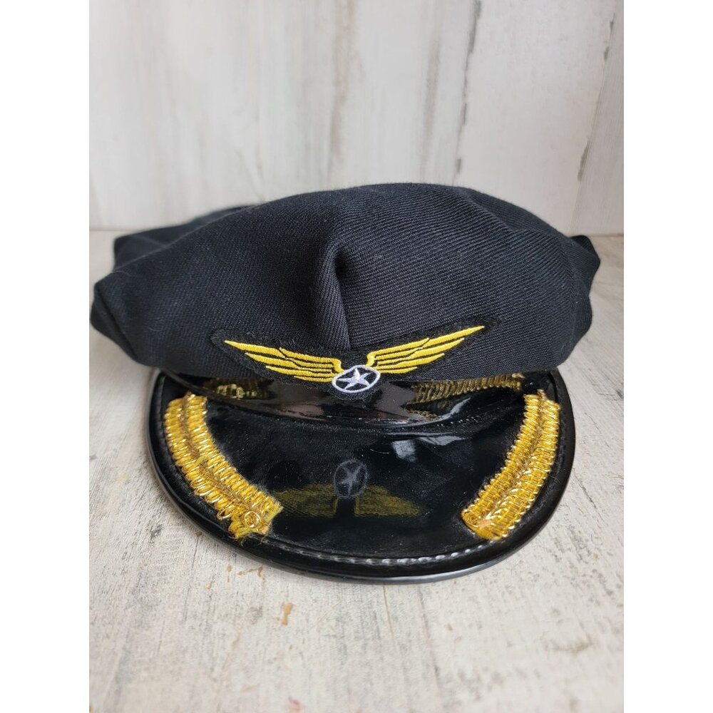 Halloween costume airplane pilots hat accessory prop decor